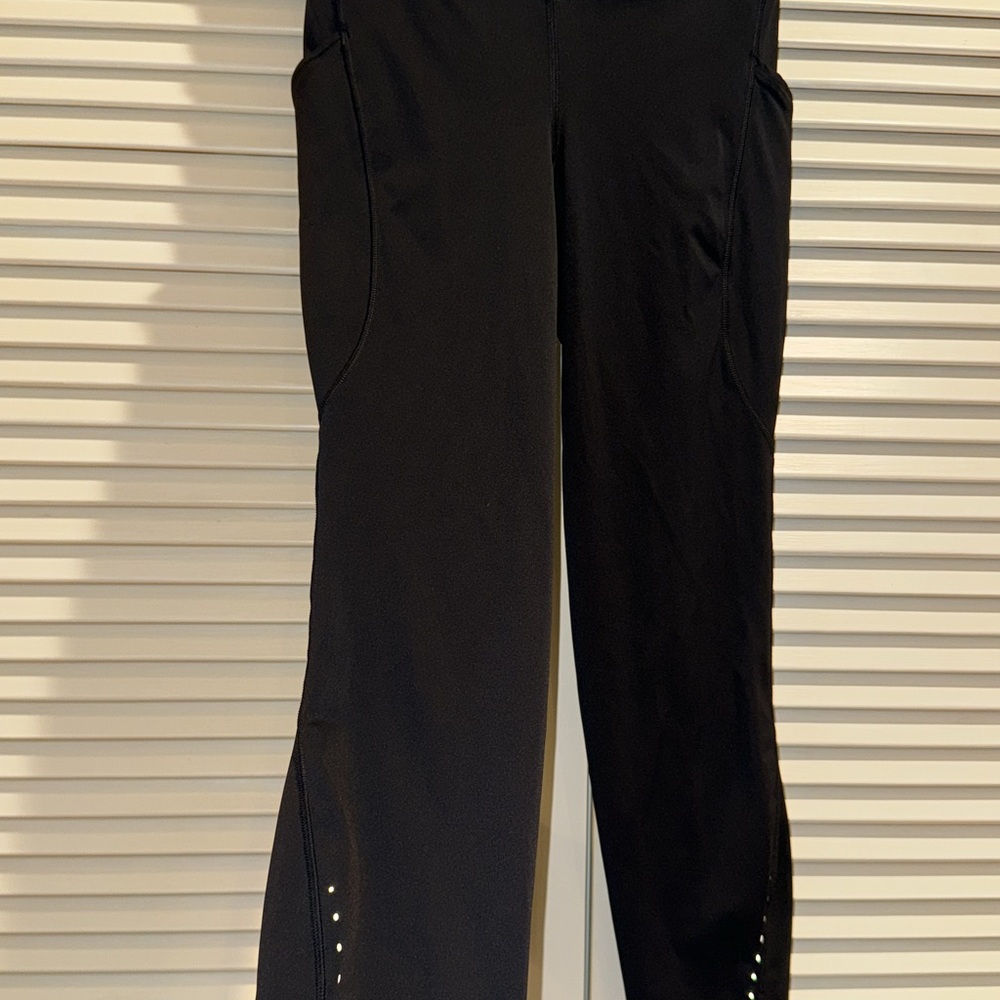 lululemon athletica Black Workout Leggings with Side Pockets